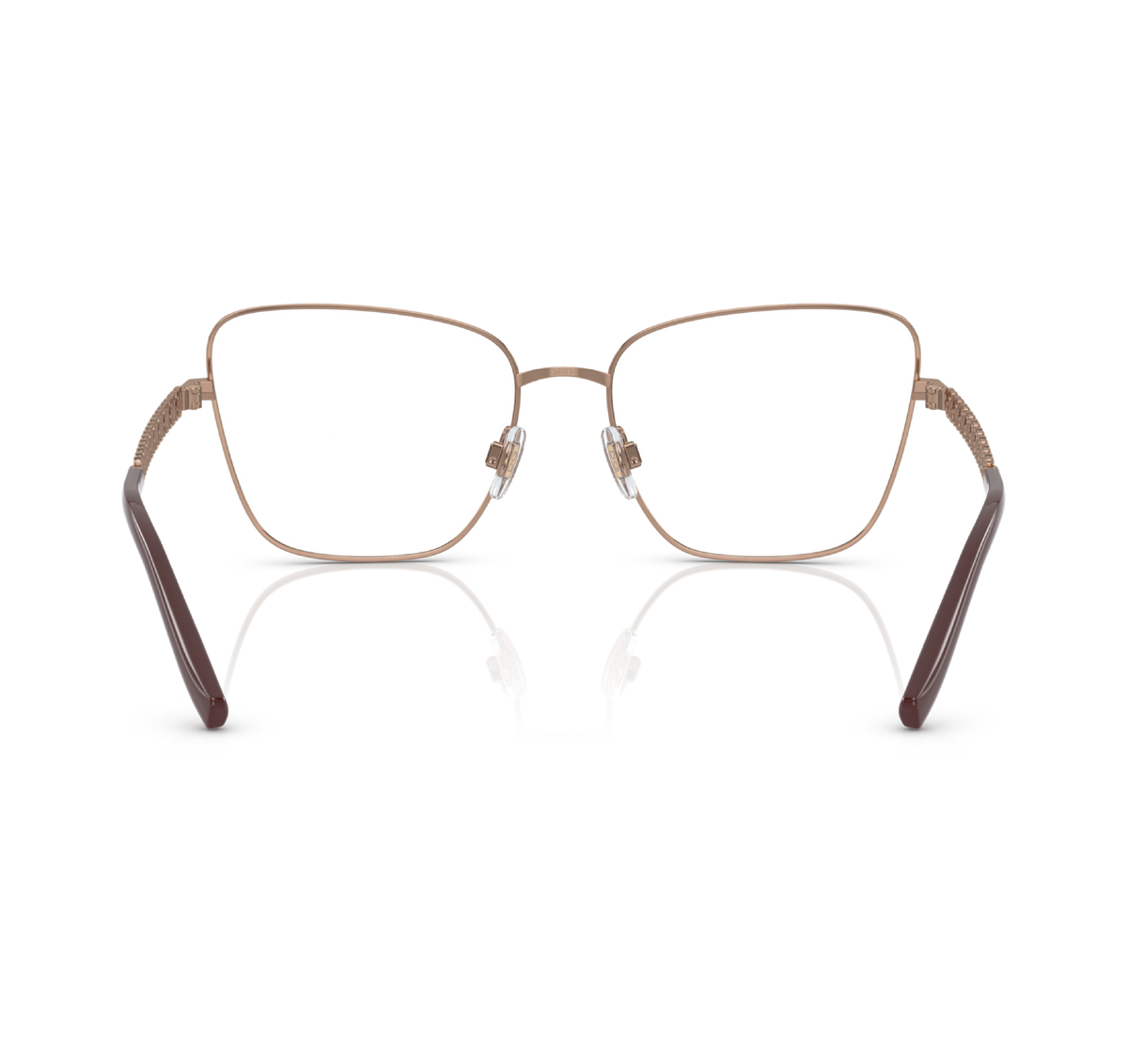Gafas Acero Oro Rosa/Bordeaux Mate