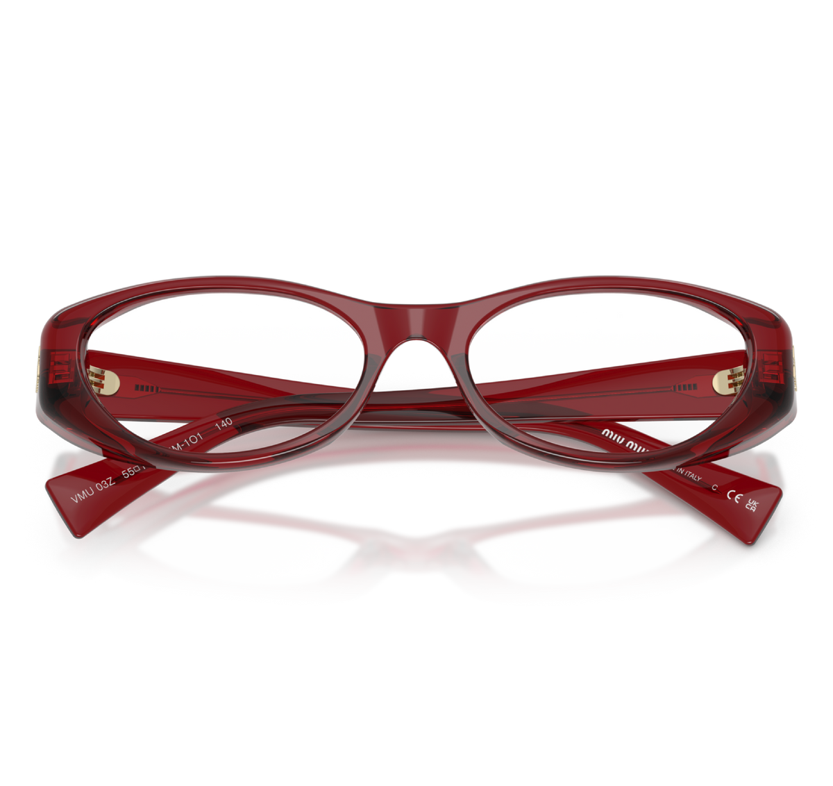 Gafas Acetato Transparent Red