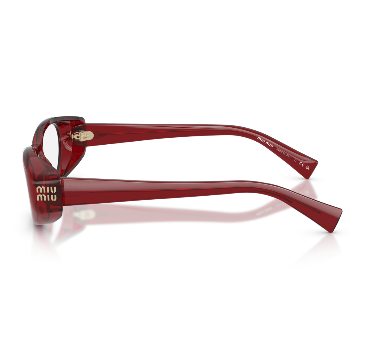 Gafas Acetato Transparent Red