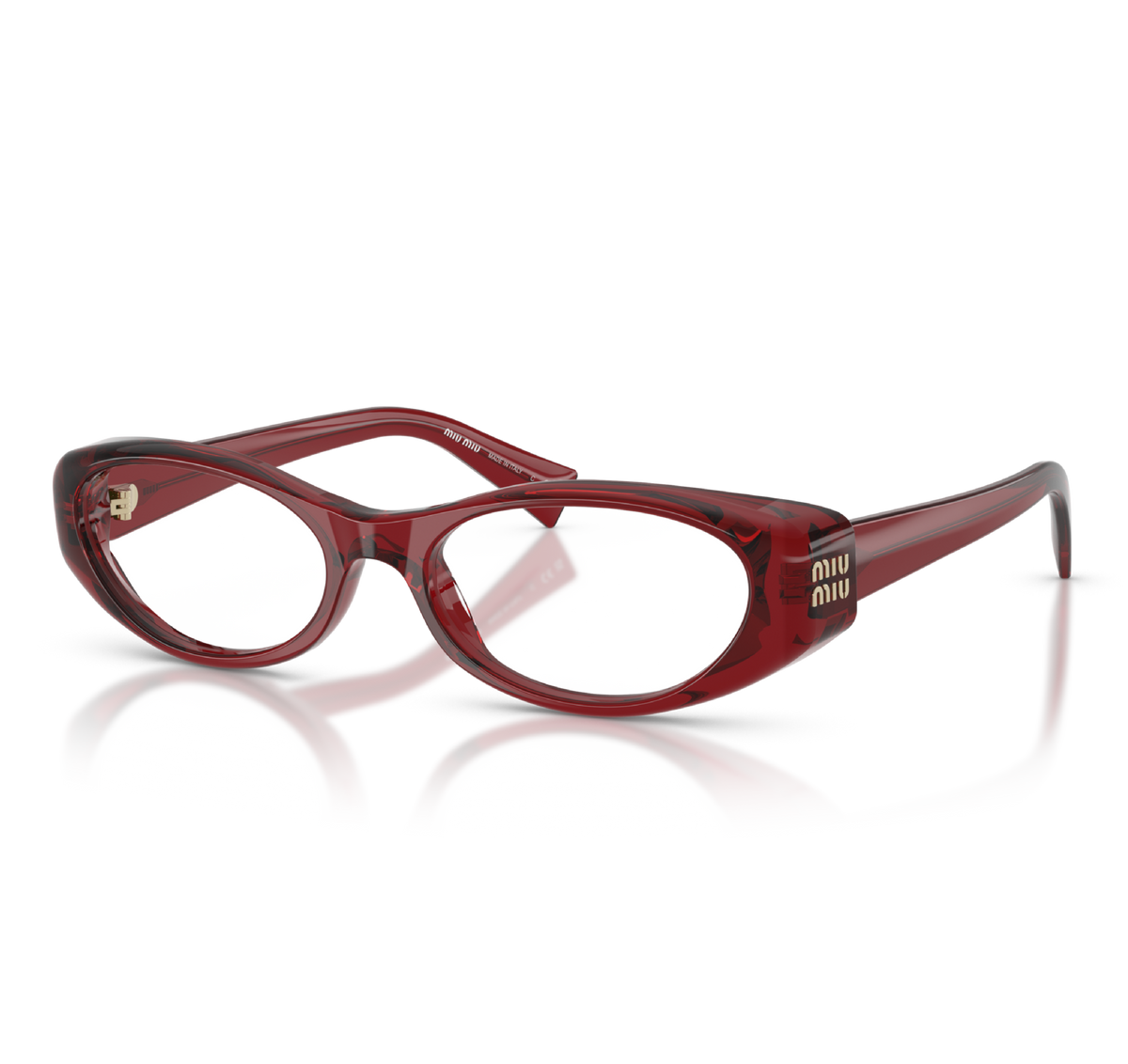 Gafas Acetato Transparent Red