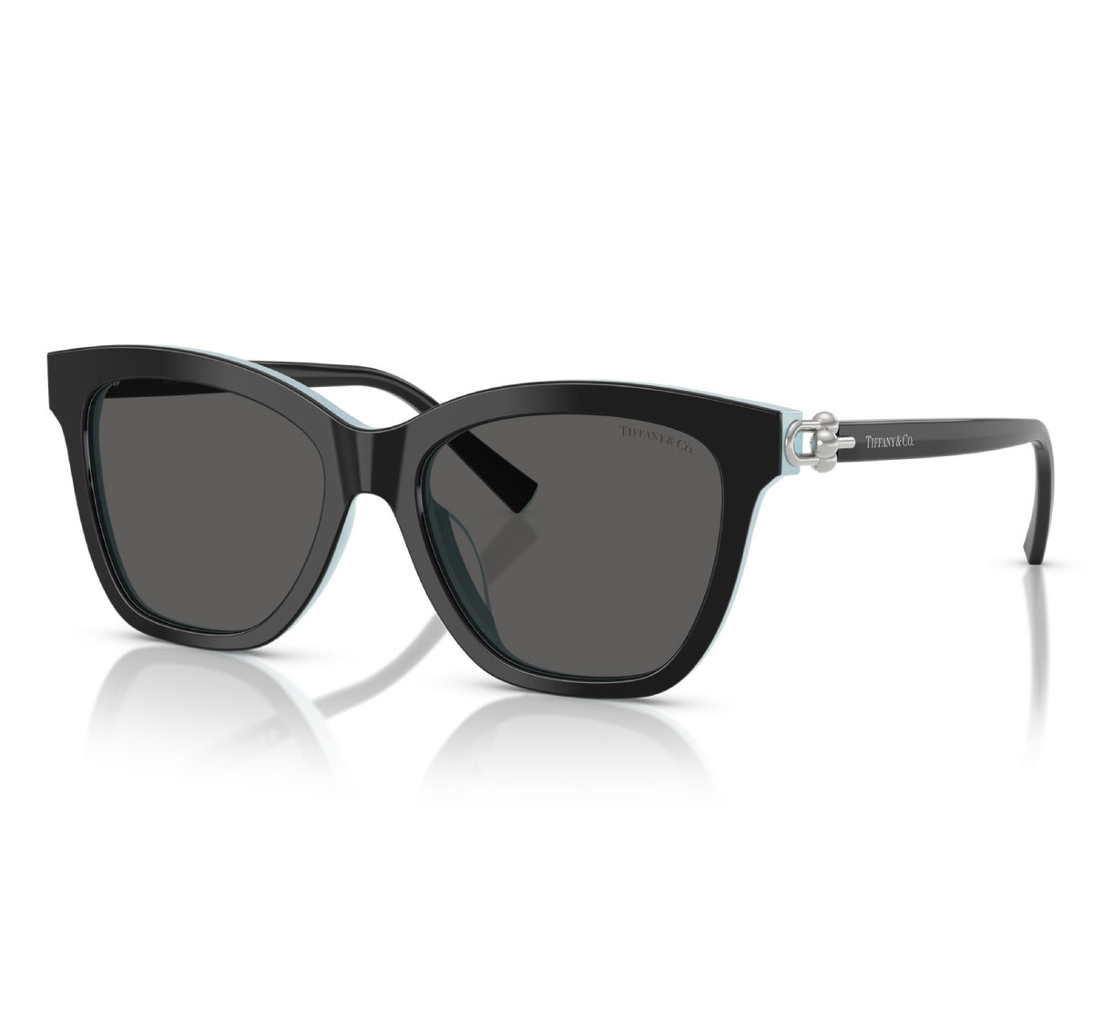 Gafas Acetato Black on Tiffany Blue